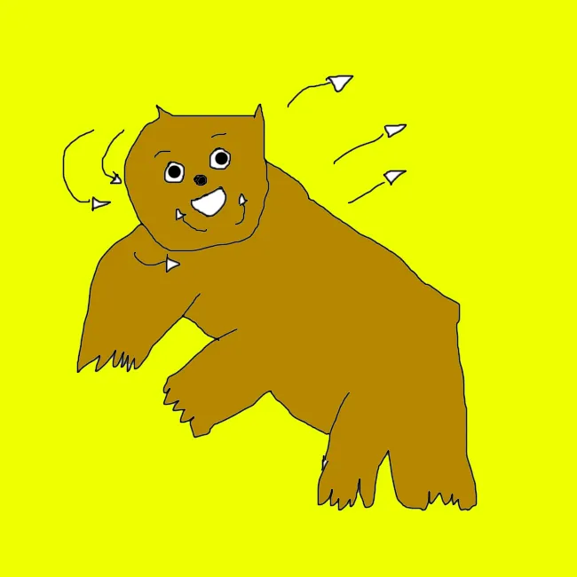 happy bear standing up happy bear standing up